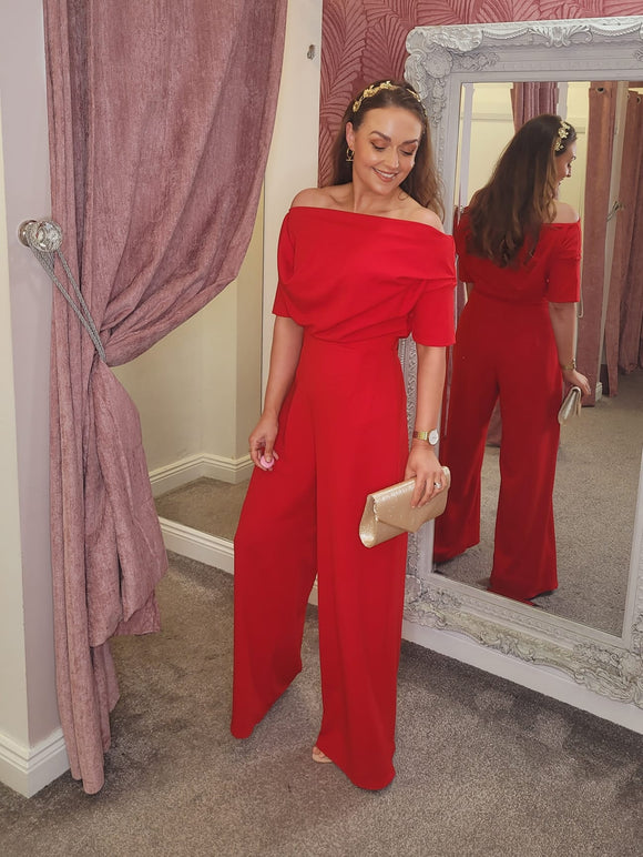 Lima Jumpsuit Red