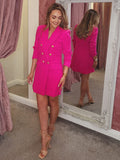 Saskia Blazer Dress Pink