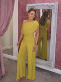 Carbon Jumpsuit Lime
