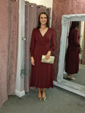 Joy Dress Burgundy