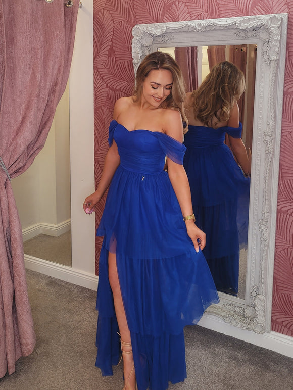 Hyacinth Dress blue