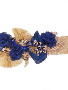 Poppy belt blue