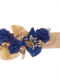 Poppy belt blue