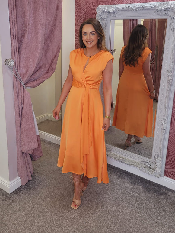 Maya Dress Orange