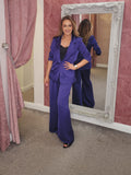 Alexa Suit Trousers Purple