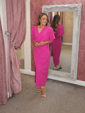 Pia Dress Fuschia