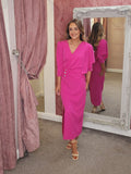 Pia Dress Fuschia