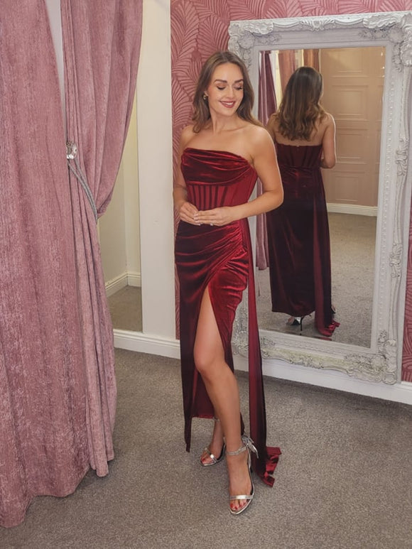 Robyn Dress Burgundy
