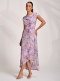 Imogen Dress Purple Floral