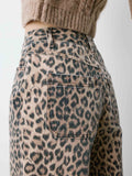 Socca Jeans Leopard Print