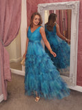 Madelena Dress Blue