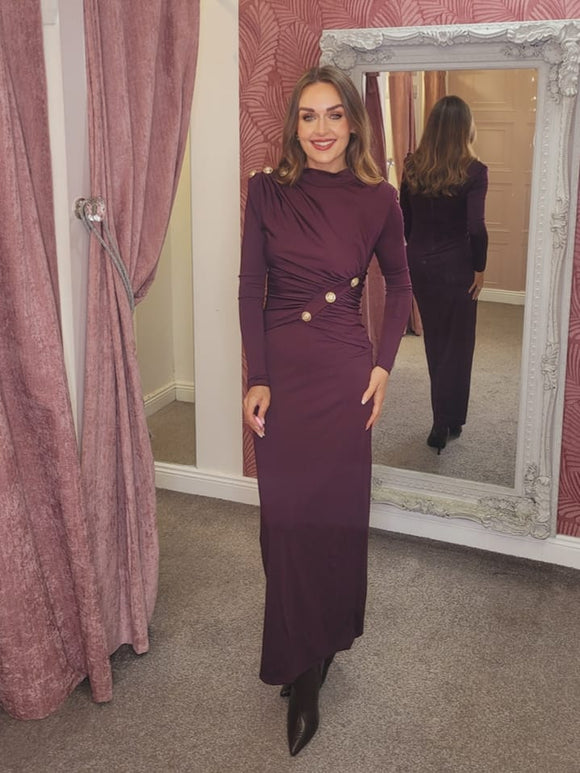 Jess Dress Plum