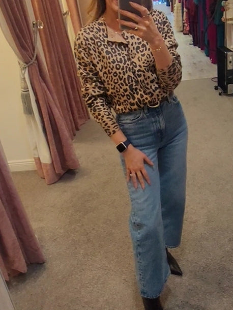 Animal print Cardigan