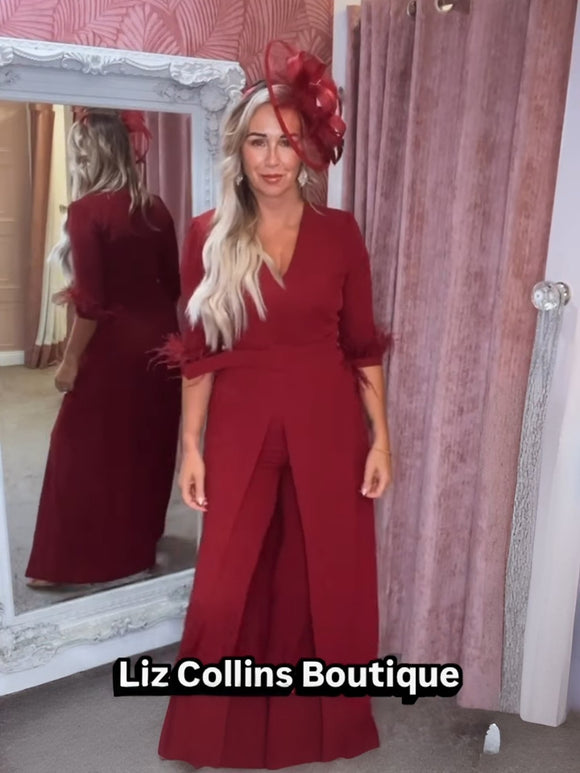 Mia Two Piece burgundy