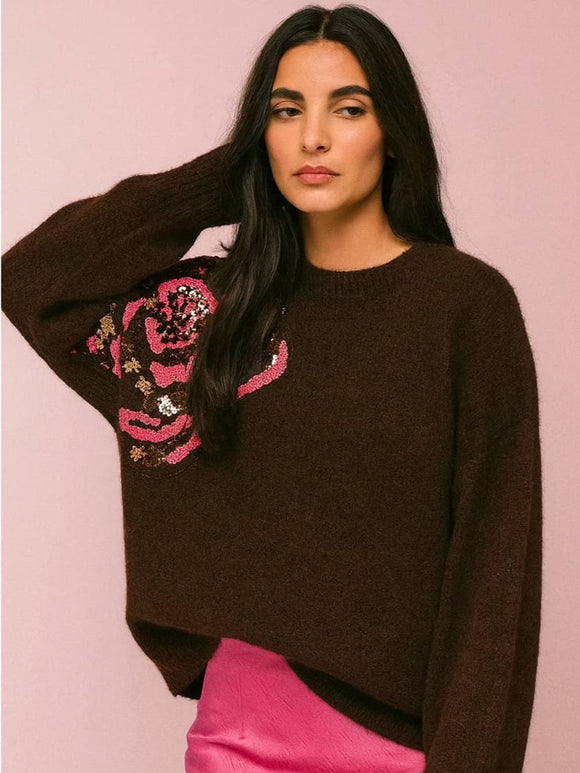 Abbie Knit Chocolate