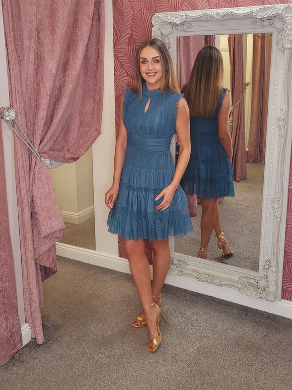 Ameriga dress Petrol Blue