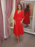 Lauren Dress Poppy Red