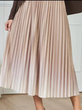 Vanessa Skirt Beige Ombre