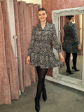 Patsy Dress Black/Grey Mix
