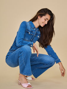 PRE ORDER Gina Jumpsuit mid denim