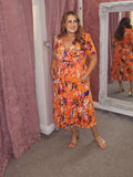 Ally Dress Orange