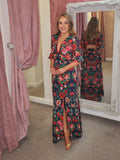 Jemma Dress Navy Print