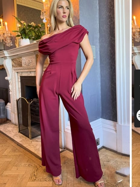 Venice Jumpsuit Wine