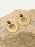 Chloe Earrings Gold/black