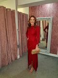 Casey Dress Burgundy