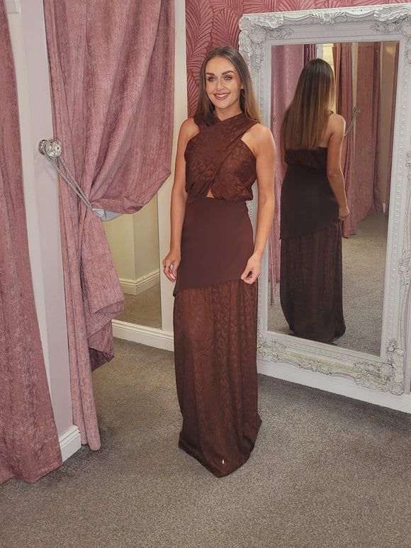 Tegan Dress Chocolate