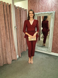 Amy 2 Piece Burgundy