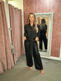 Alfie Faux Leather Trousers Black