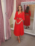 Lauren Dress Poppy Red