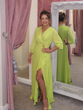 Audrina Dress lime