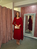 Kimmi Dress Burgundy