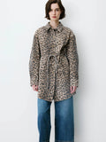 Alizee Shirt Dress Leopard Print