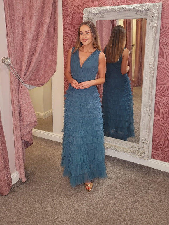 Virginia Dress Petrol