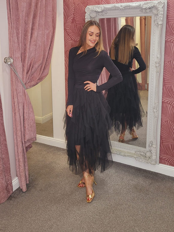 Kiki Tulle Skirt Black