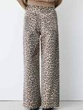 Socca Jeans Leopard Print