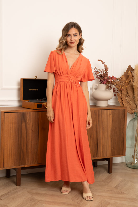 Gail dress orange