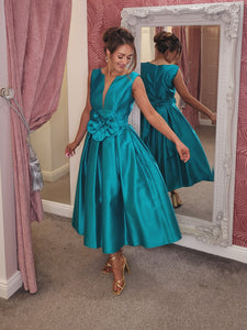 Paulina Dress teal