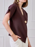 Carly Top Brown