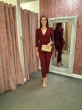 Amy 2 Piece Burgundy