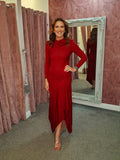 Casey Dress Burgundy