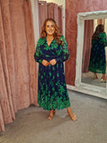 Helena dress green