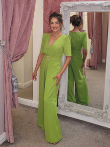 Fiona Jumpsuit Lime