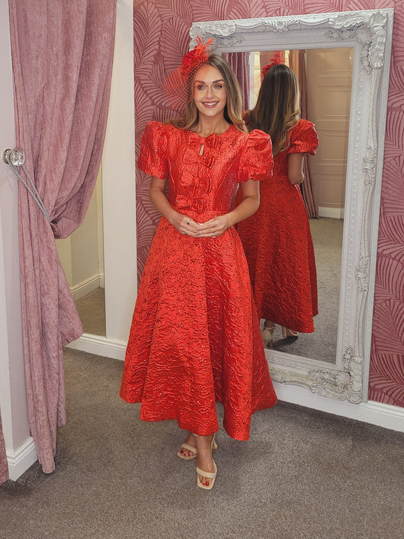 Sienna Dress Red