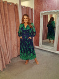 Helena dress green