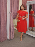 Leah Dress Red