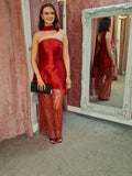 Zana dress Burgundy